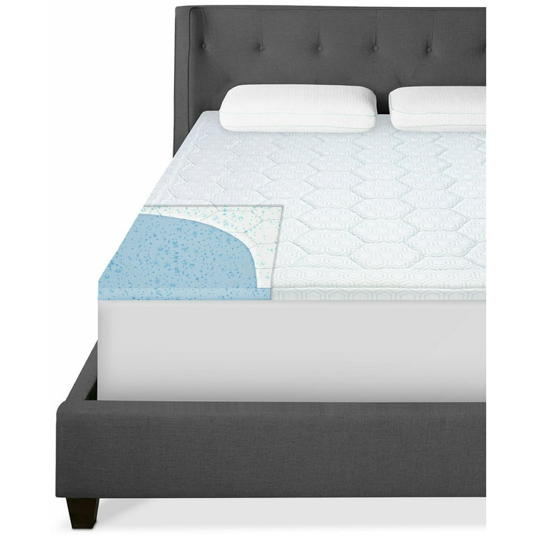 Novaform ComfortGrande 3” Gel Memory Foam Mattress Topper