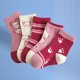 thumbnail image 5 of Calcetines para niños con patrón de dibujos animados, media pantorrilla, calcetines de algodón peinado para niños pequeños para otoño invierno S (para 1 a 3 años), 5 of 5