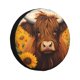 thumbnail image 1 of Balery Countryside Sunflower Cow Cubiertas para Neumáticos - Protector Resistente para Neumáticos de Camioneta, SUV, Remolque, Camper y RV-14 inch, 1 of 6
