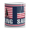 thumbnail image 3 of 15 oz Flag Great Gift Sailing Accessories American Pride Sailing Ceramic Coffee Mug, 3 of 3