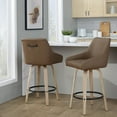 thumbnail image 5 of LumiSource Hannah 26" Fixed-Height Counter Stool - Set of  2, 5 of 11