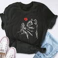 thumbnail image 4 of EcoLoom American Bully Love Cute Pitbull Dog Mom Girls Short Sleeve Unisex T Shirt, 4 of 6