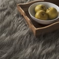 thumbnail image 3 of Safavieh Faux Sheep Skin Lucius Animal Area Rug, Dark Gray, 3' x 5', 3 of 12