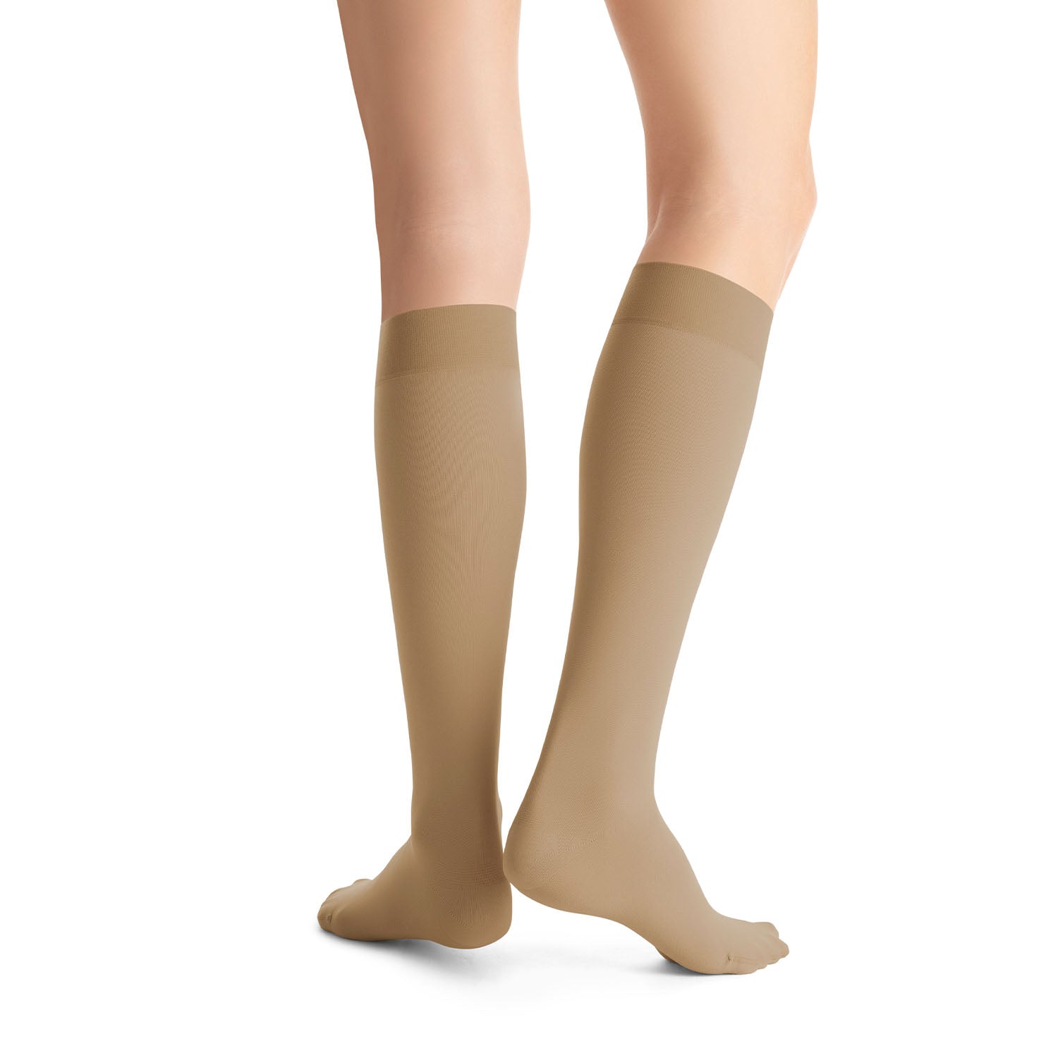 Jobst Opaque SoftFit 30-40 Closed Toe Knee High Compression Stockings Espresso Medium