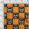 thumbnail image 1 of oneOone Cotton Poplin Mustard Yellow Fabric Skull Diy Clothing Quilting Fabric Print Fabric By Yard 42 Inch Wide, 1 of 4