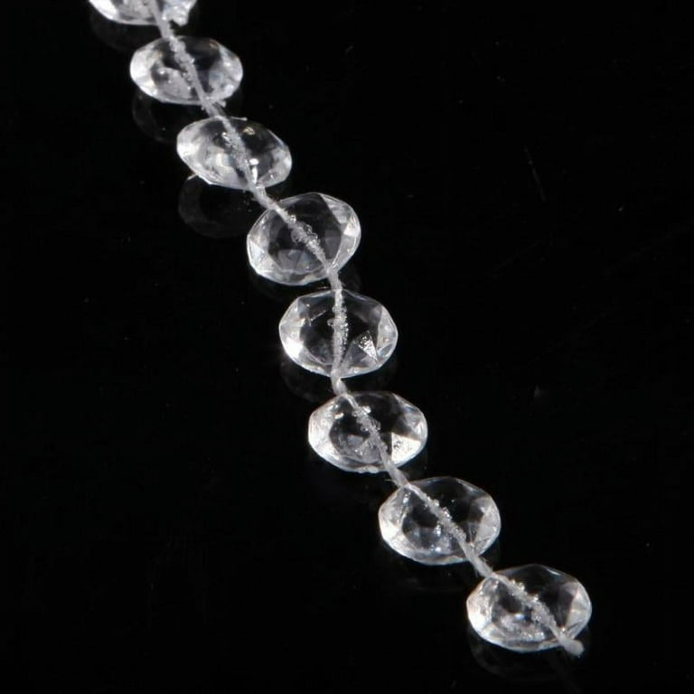 99 Ft. Clear, Crystal-Like Beads by Roll