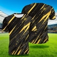 thumbnail image 3 of HADST Unisex Printed Short-Sleeve Sports T-Shirts, Round-Neck Breathable Quick-Dry Training Tops, 3 of 5