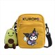 thumbnail image 1 of Kuromi-Bolsa Escolar de Anime para hombres y mujeres, bolso oblicuo periférico, bolso cuadrado pequeño con estampado de moda, mochila oblicua de un hombro, 1 of 4