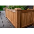 thumbnail image 4 of Vita 38"L x 19"W x 47"H Rosewood Cedar Planter with Trellis, Golden Brown, VT17735, 4 of 9