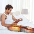 thumbnail image 4 of Uemuo Starfish Sunset Sea Beach Pattern Men's Wide Leg Palazzo Lounge Pants with Pockets Light Weight Loose Comfy Casual Pajama Pants-XX-Large, 4 of 9