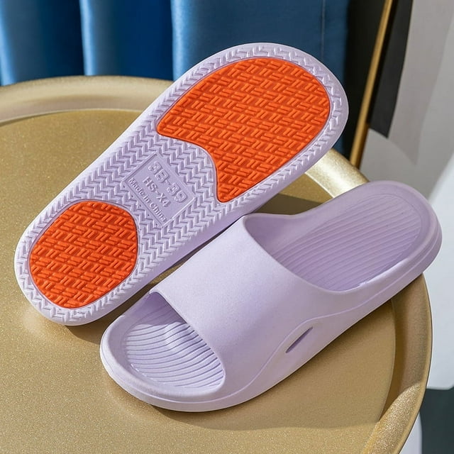 Zapatillas antideslizantes para mujeres embarazadas, sandalias y zapatillas de verano para mujer, para interior del baño, para parejas mayores, para hombre, talla grande