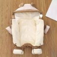 thumbnail image 6 of 18-24 Months Toddler Baby Winter Hooded Snowsuits Romper Cute Jumpsuits Outfits Warm Onsie Outfits Toddler Kids Winter Clothes, 6 of 8