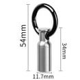 thumbnail image 4 of GLFILL Tiny & Waterproof Titanium Pill Holder Keychain Fob for Outdoor Adventures 1, 4 of 9