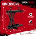 thumbnail image 3 of Black Widow MC-Jack Steel Motorcycle Jack - 1,100 lb. Capacity, 3 of 8