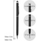 thumbnail image 5 of Juego de 12 bolígrafos con punta de aguja y tinta, bolígrafos capacitivos universales 2 en 1 compatibles con teléfonos inteligentes y tabletas, 5 of 5
