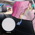 thumbnail image 3 of ZUXONGSY Car Seat Cover Towel Pink Gold Marble Print Cars Seat Towel Covers Breathable Car Seat Cover Protector Front Seats Auto Interior Decoration, 3 of 8