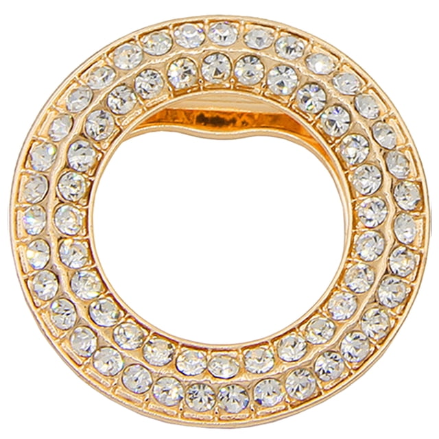 Brooch Pin Flower Twist Shape Sparkling Rhinestones Imitation Pearls Decor Scarf Buckle Sweaters Collars Hats Bags Coats Scarves Accessory