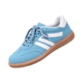thumbnail image 3 of Willtoo Women's Retro Fashion Sneakers Comfortable Casual Anti Slip Platform Low-Top Sneakers Lace Up Memory Foam Tennis Walking Shoes, 3 of 6