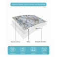 thumbnail image 5 of Blue Beach Coastal Twin Size Down Alternative Comforter, Lightweight Comforter Quilt Bedding Set with Pillow Shams Nautical Seaside Coral Starfish All Seasons Bed Comforter Duvet Insert 68"x86", 5 of 7