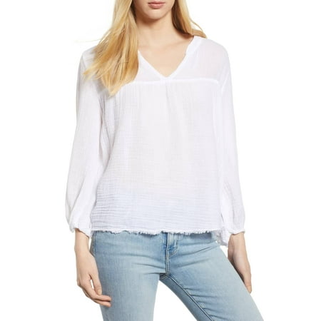 Womens cotton gauze blouses