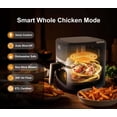 thumbnail image 5 of Emerson SmartVoice 5.3QT 6-in-1 Air Fryer, 1K+ Voice Control Commands, 100+ Recognized Food, No APP, No WIFI, Air Fry, Bake, Reheat, Dehydrate, 1500W, 5 of 8