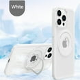 thumbnail image 1 of Jiahe Cover for iPhone 12 Pro / 12 6.1", Compatible with MagSafe Case,with Built-in Invisible Stand Slim Hybrid Rugged Shockproof Anti-Scratch Phone Case Cover, white, 1 of 7