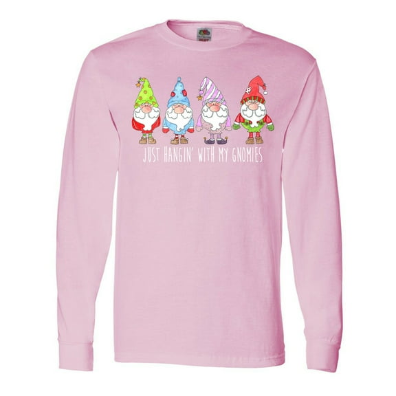 Inktastic Christmas Hangin with My Gnomies Long Sleeve T-Shirt