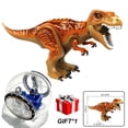 thumbnail image 4 of Juguetes educativos Jurassic Park Dinosaur para niños Juguete de bloques para niños que incluye T-Rex Velociraptor Regalos de cumpleaños de Navidad, 4 of 5