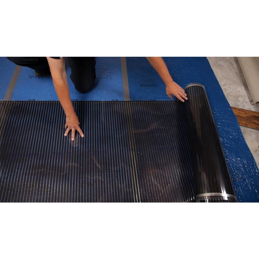 QuietWarmth QWARM3X10F120 3x10 120V Electric Floating Floor Heating System