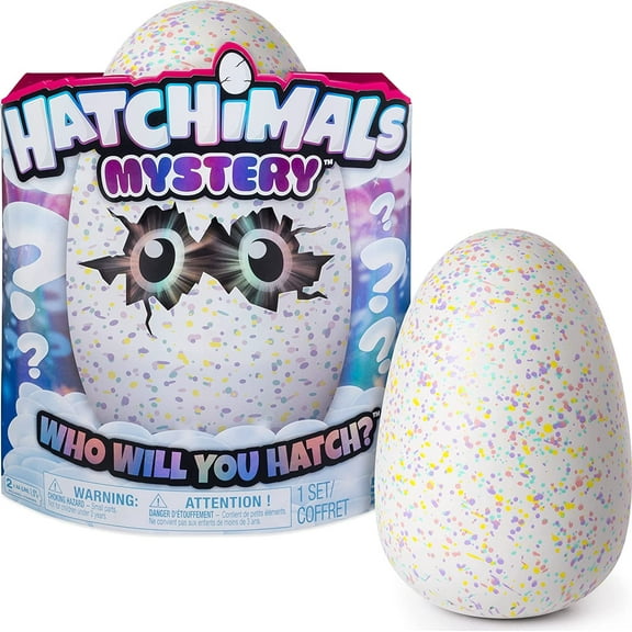 Hatchimals Mystery Egg, Hatch 1 of 4 Interactive Mystery Characters (Styles May Vary), Multicolor
