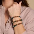 thumbnail image 4 of Arya | India Agate x Rudraksha |  Mala Bracelet, 4 of 6