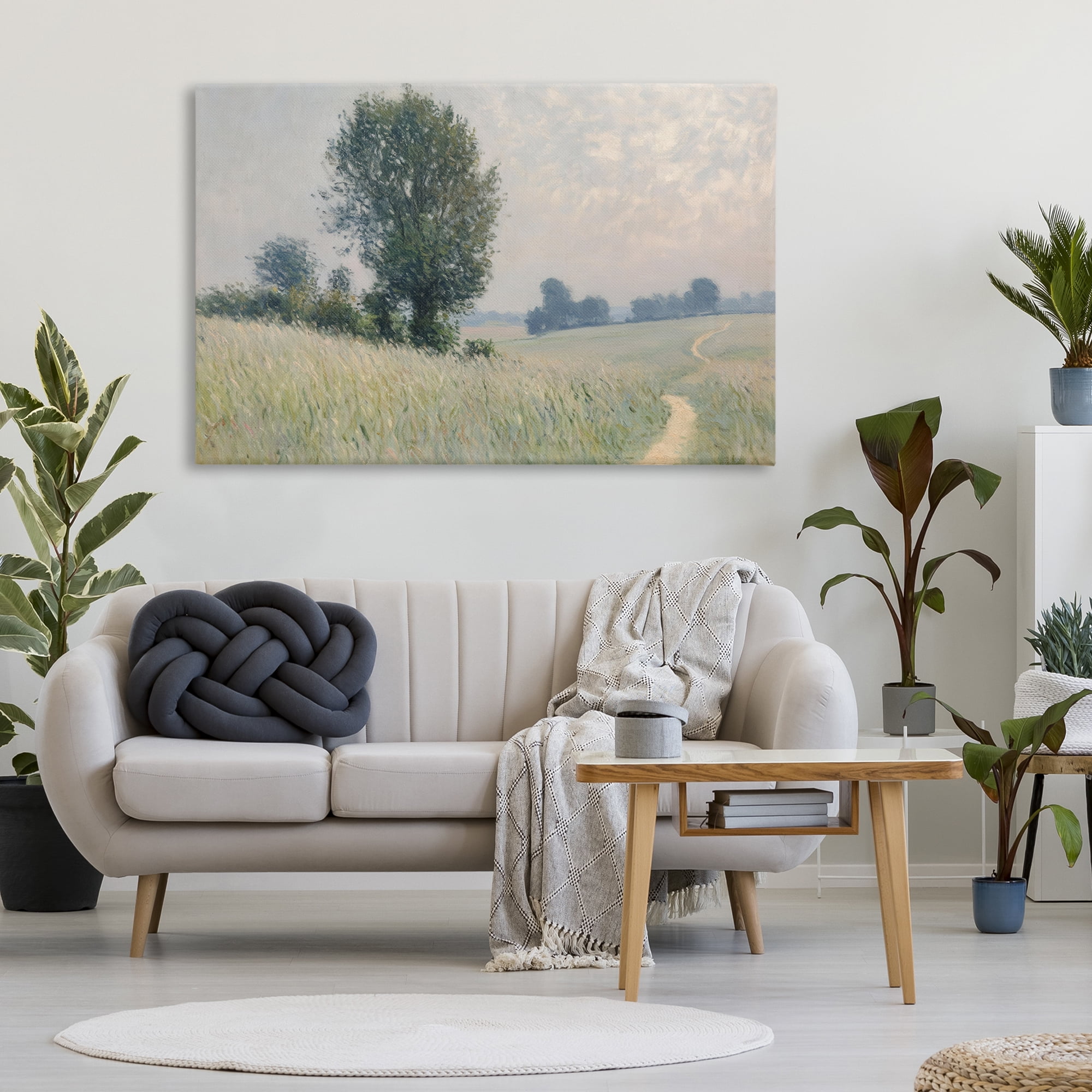 Stupell Industries Tall Grass Path Through Meadow Canvas Wall Art, design by Petal Prints Design