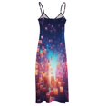thumbnail image 5 of Abstract 3D Futuristic Geometric Plaid Sleeveless Dress for Women Clothing Female Women's Summer Skirt, 5 of 7