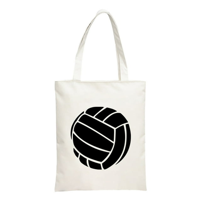 Dsscvnef Double Baseball Football Basketball Rugby Simple Sac en Toile Sac à Bandoulière Simple Face Imprimé Tendance Mo et Pratique Sac à Fermeture Éclair