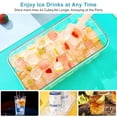 thumbnail image 4 of Qoosea Ice Cube Tray with Lid and Bin 64Pcs 2 Trays Ice Cube Molds for Freezer Ice Cube Molds with Scoop Easy Release Ice Box Container for Freezer BPA Free for Whiskey,, 4 of 7