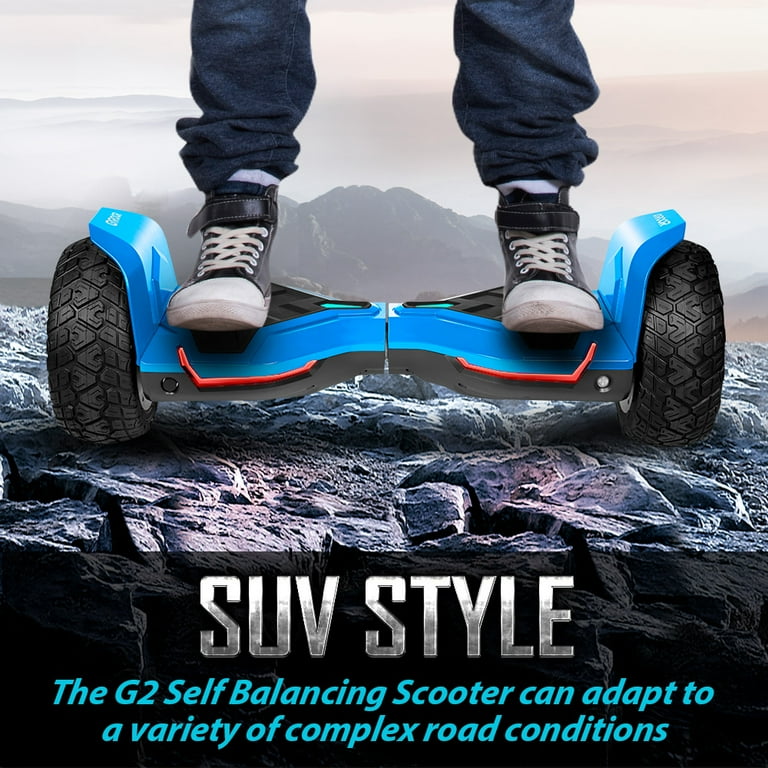 GYROOR Warrior All-Terrain Hoverboard, 8.5in, Bluetooth, LED