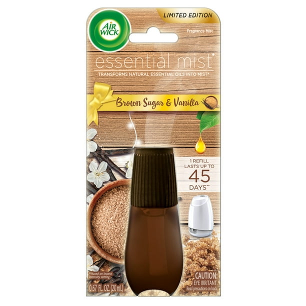 Air Wick Essential Mist Refill, 1 ct, Brown Sugar and Vanilla