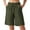 B200 Army Green women's shorts clearance under $5, variant on Women Shorts under $5! Xqxayjr Women's Shorts Casual Loose Bermuda Long Shorts High Waisted Drawstring Comfy Summer Shorts Bermuda Shorts with Pockets