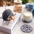 thumbnail image 4 of Cleaned Felt Coasters Non-slip Coasters Dining Table Practical Decoration Home Office Bar for Glass Drinks Cups, 4 of 5