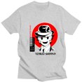 thumbnail image 1 of Sky Invasion Tenkuu Shinpan High-Rise Invasion Anime Short Sleeve Top Grey -ZHENV, 1 of 2