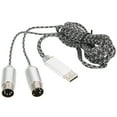 thumbnail image 3 of MIDI Cable Adapter, Durable MIDI USB Converter, Flexible To Use Repair Master For Keyboard Instrument Lovers Professionals, 3 of 8