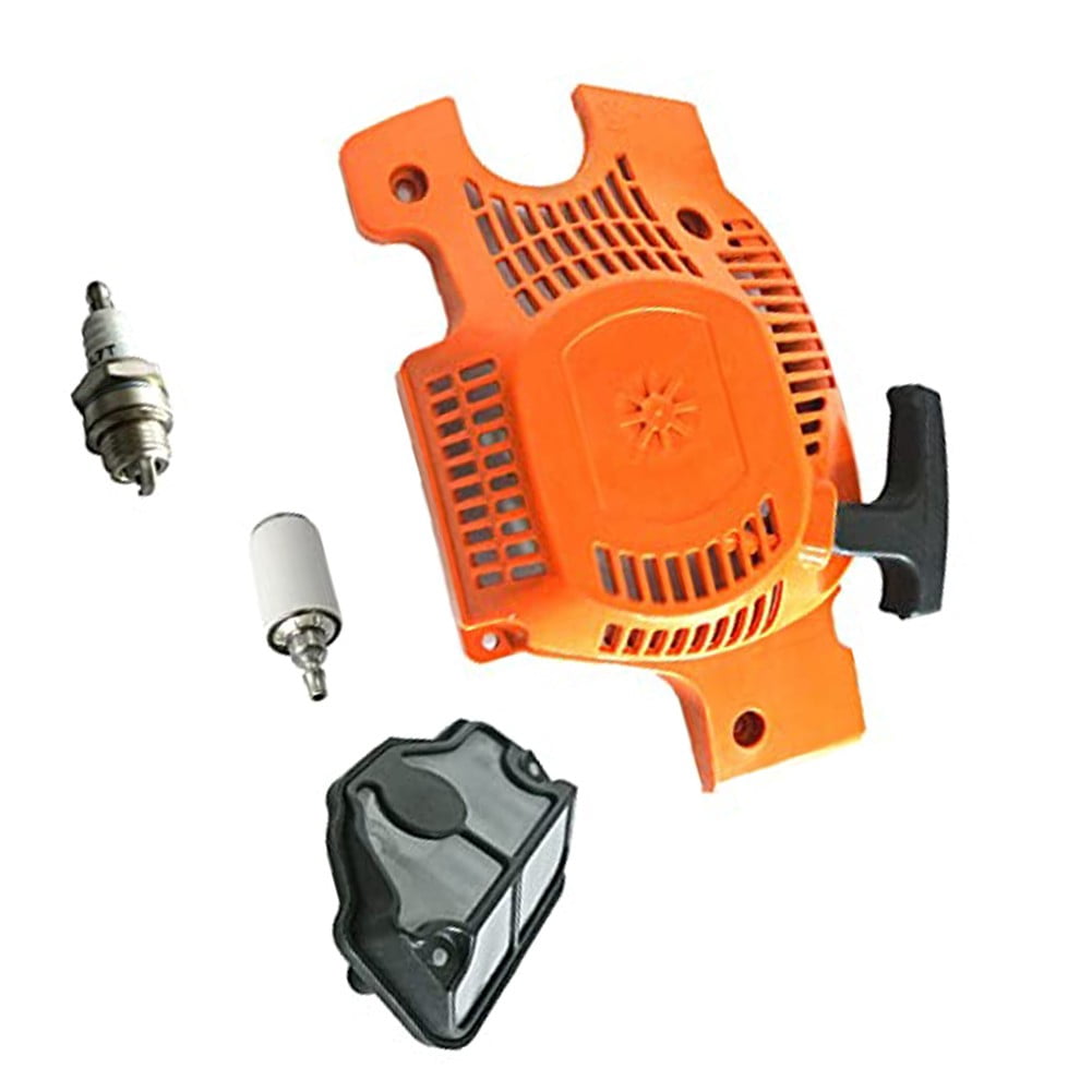 Outlier Backlash Pull Starter And Air Fuel Filter Kit for HS 36 41 136 137 141 142, Lawn Mower Parts & Accessories