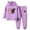 Purple, variant on Eltusu Girls Outfit Sets 2 Pieces, Printed Pullover Long Sleeve Hoodies and Sweatpants Set Hot Pink Size 6 T