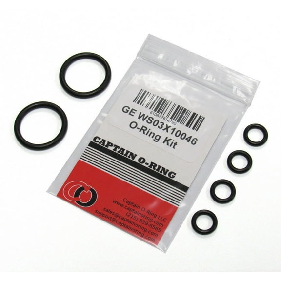 GE WS03X10046 O-Ring Seal Kit 2 Large, 4 Small Orings for GE GNSL60FBL,GNSV70FBL,GNSV75FWW,GXSL55F,GXSV65F