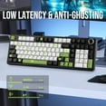 thumbnail image 6 of AULA F99 Pro, 99-Key, Wireless, Hot Swappable, Mechanical Gaming Keyboard, RGB, 5-Layer Padding, 8000 mAh Battery, Knob, 6 of 8