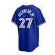 thumbnail image 3 of Camiseta de béisbol para hombre GUERRERO JR.27# BICHETTE 11# Réplica del nombre del jugador Toronto Blue Jays Jersey 2XL, 3 of 4