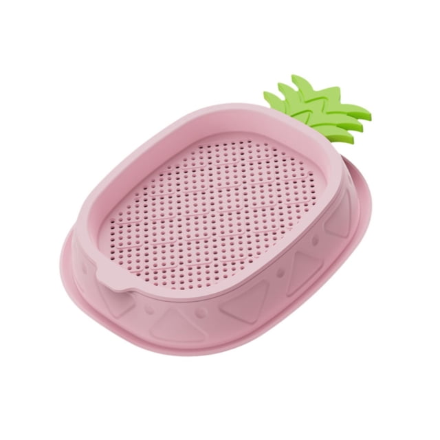 Macetero de hierba para gatos, bandeja de guardería, hidropónico sin suelo, bandeja de aperitivos para gatos, bandeja de plantación para oficina, Rosa