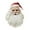 red, variant on Realistic Santa Claus Mask with Facial Details - Lightweight & Breathable Actor's Costume Mask, Soft Synthetic Fiber Wig & Beard for Christmas Performances & Parties