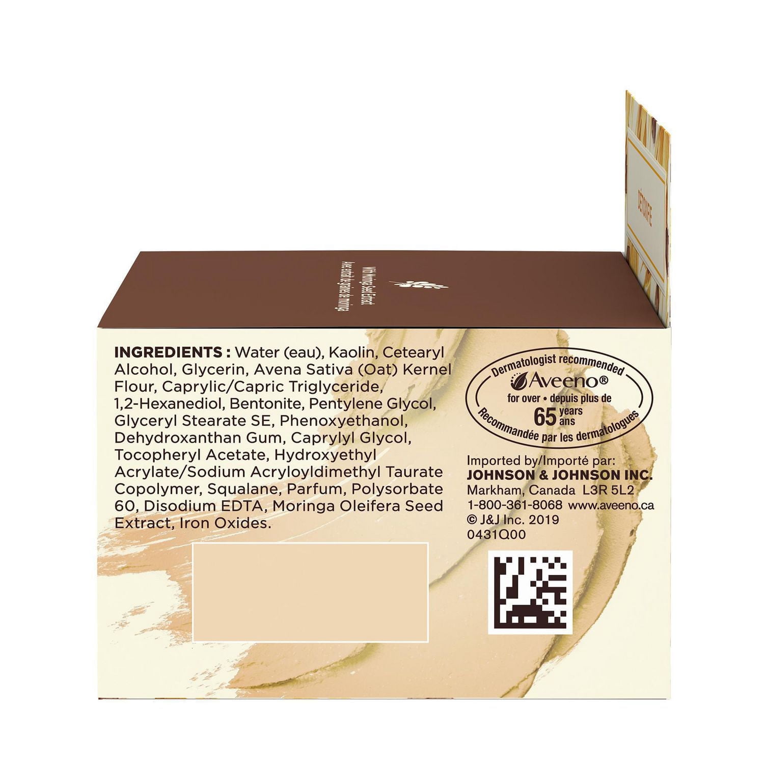 Aveeno Oat Mask, Vitamin E and Moringa Seed Extract, Detox Face Mask