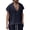 Navy Blue, variant on Men's Sleeveless Oversized Vest Neck Knitted Pullover Cable Soild Loose Sweater for Daily Wear Navy Blue M